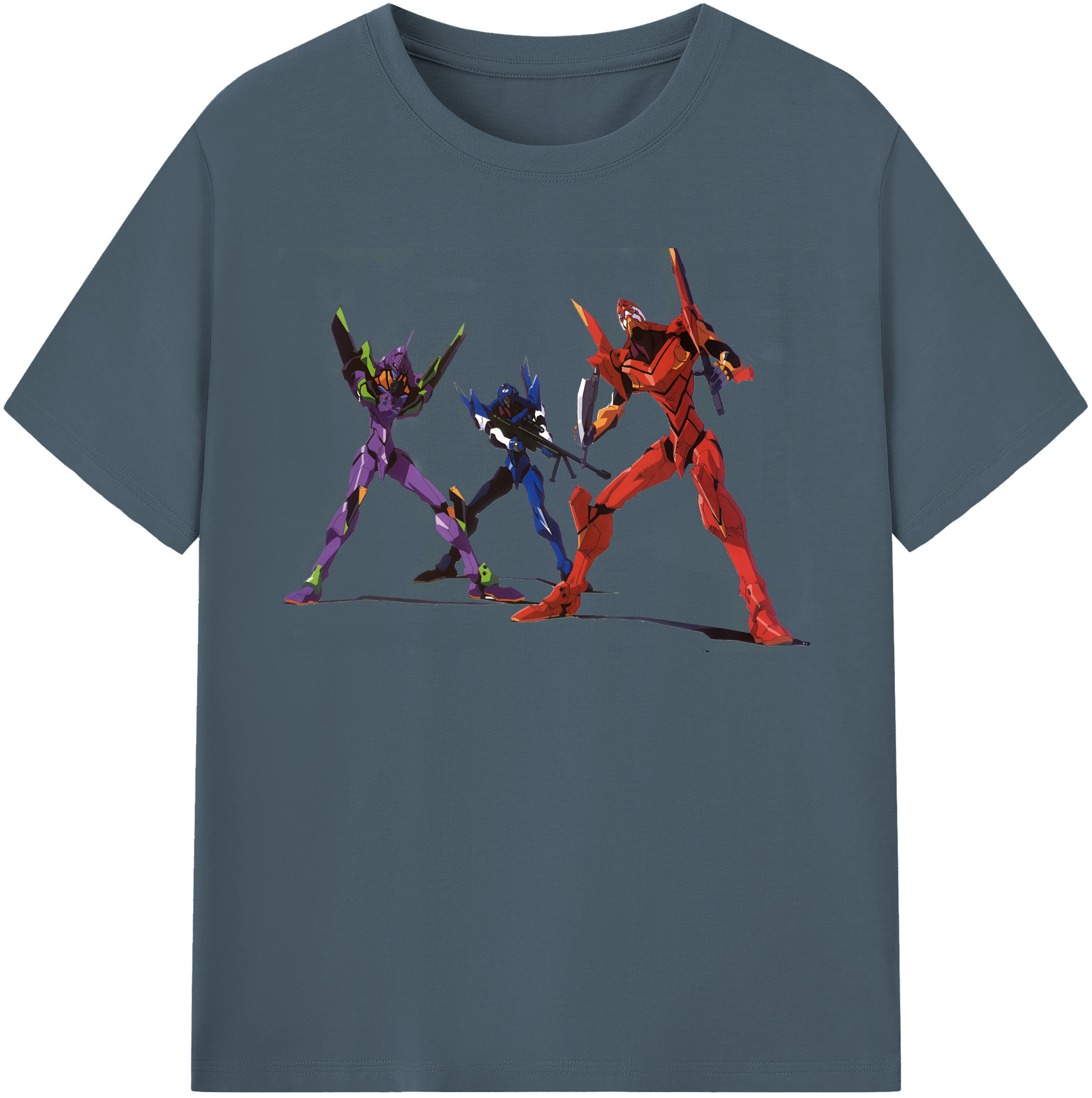 （画像用） EVA 新世紀エヴァンゲリオン 綿100％半袖Tシャツ（フロントプリント）